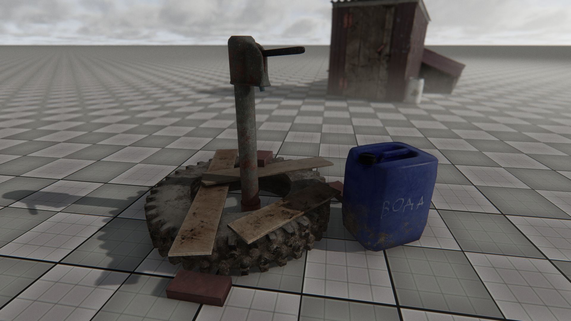 Undeground shed pack