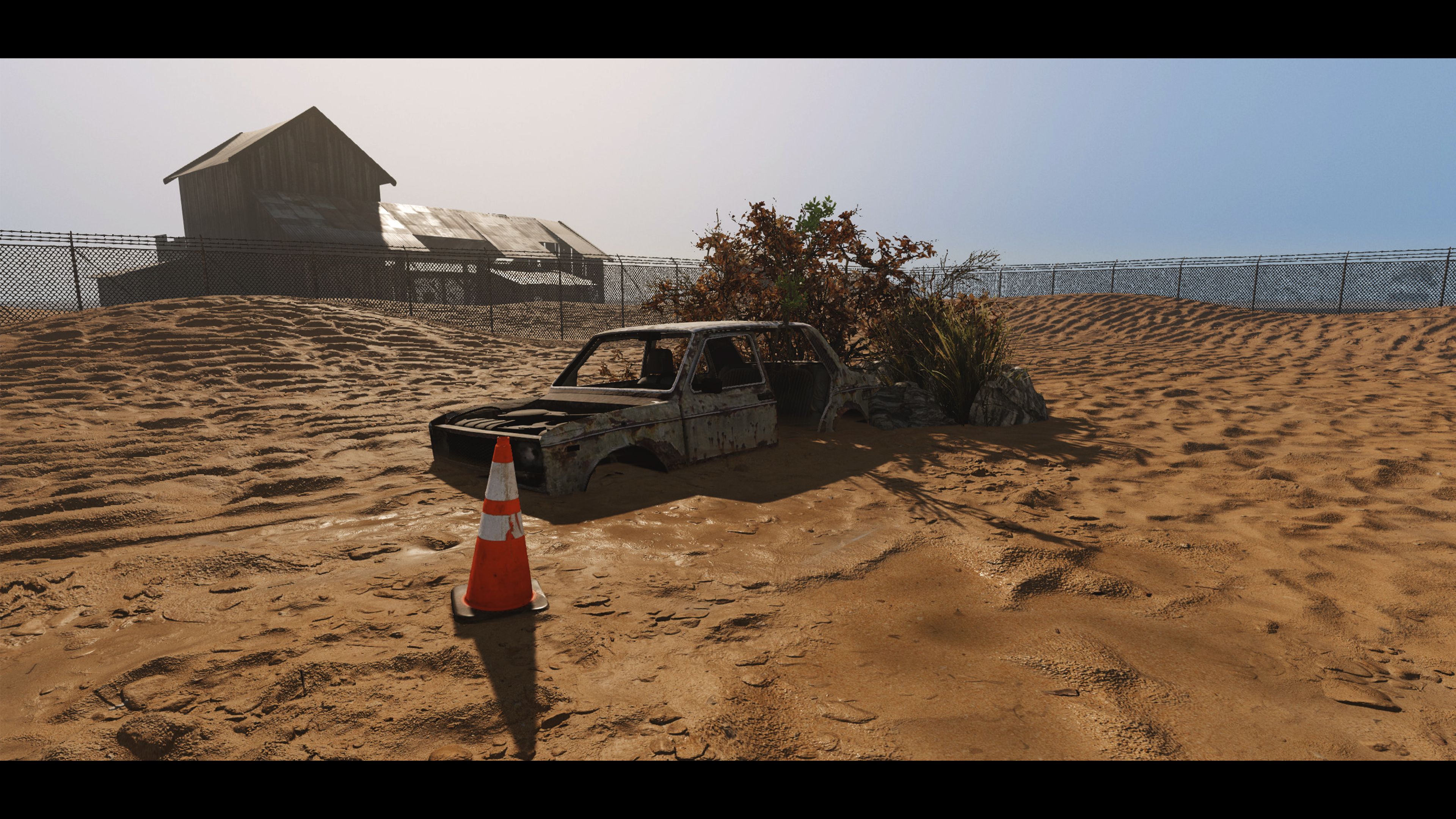 Sand desert terrain material