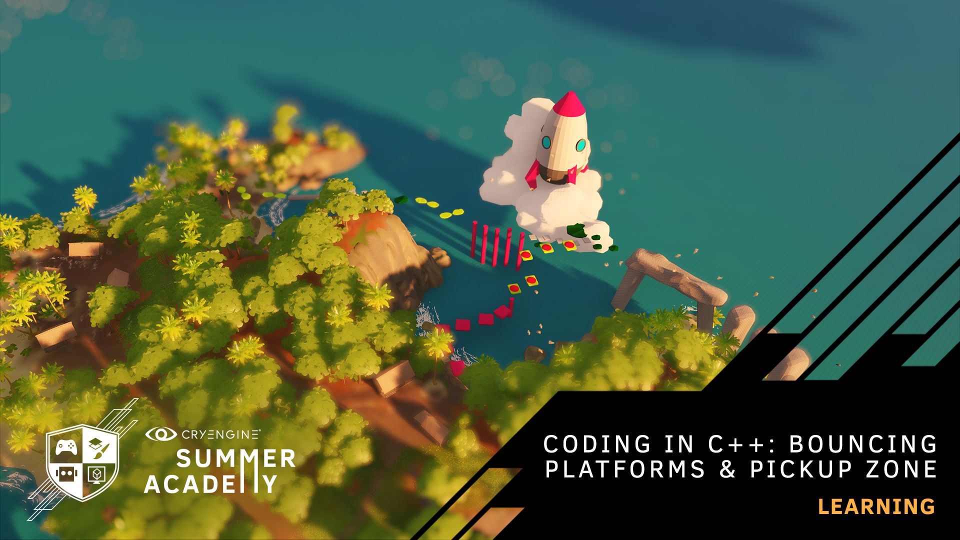 CRYENGINE Summer Academy: Bouncing Platforms & Pickup Zone