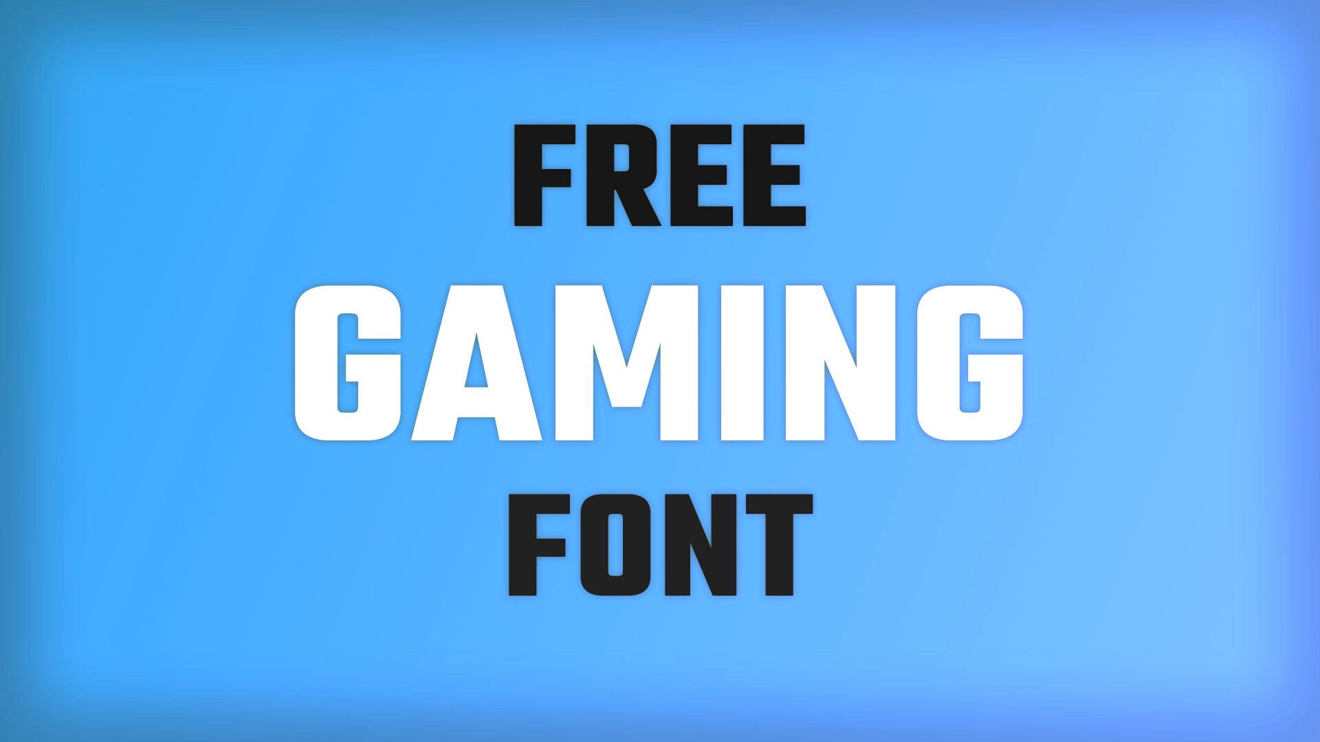 Square Black Gaming Font