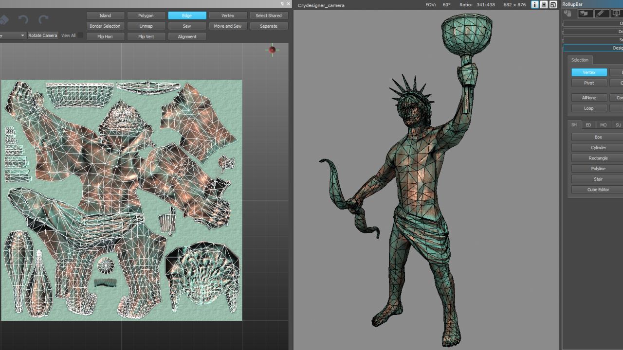 Looking ahead at things to come: UV Mapping Editor