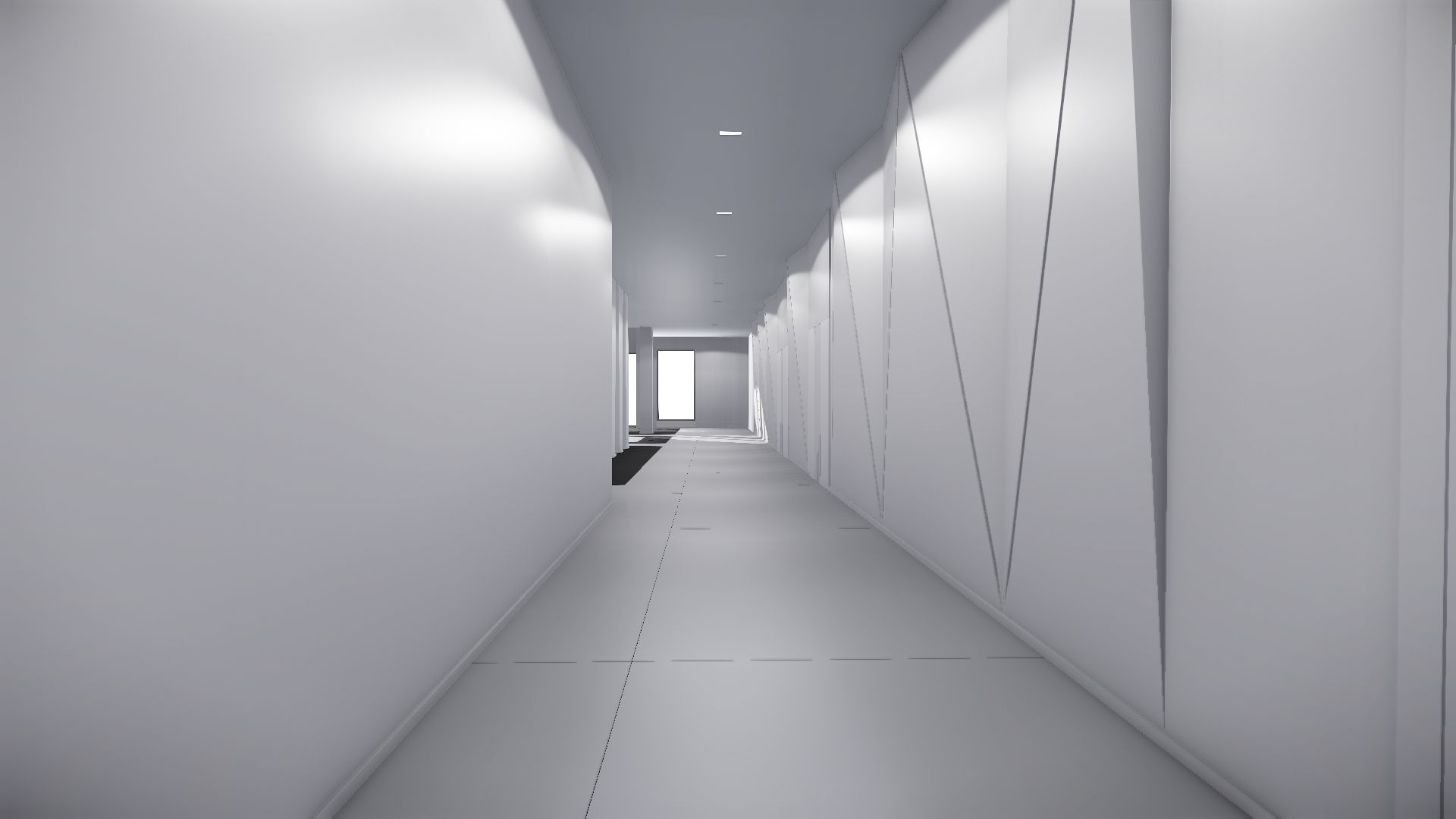 Modern Hall - Scene - FREE