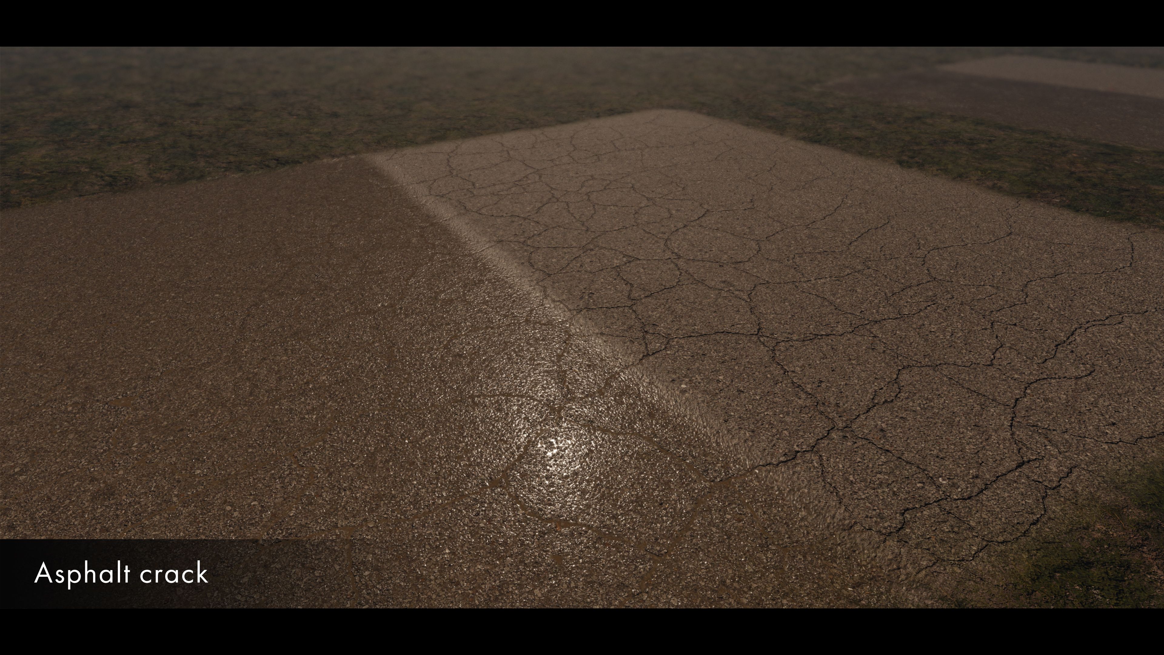 Asphalt/gravel terrain materials