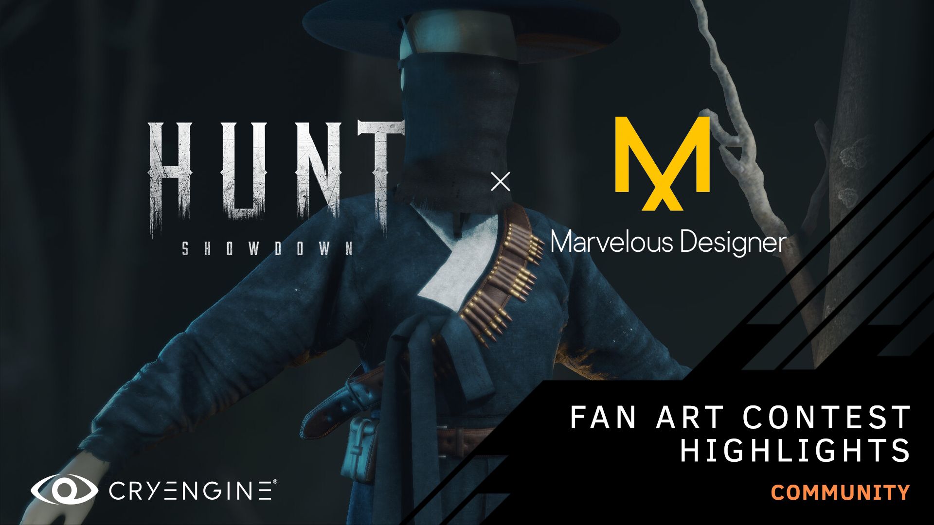 Hunt: Showdown x Marvelous Designer Fan Art Contest highlights