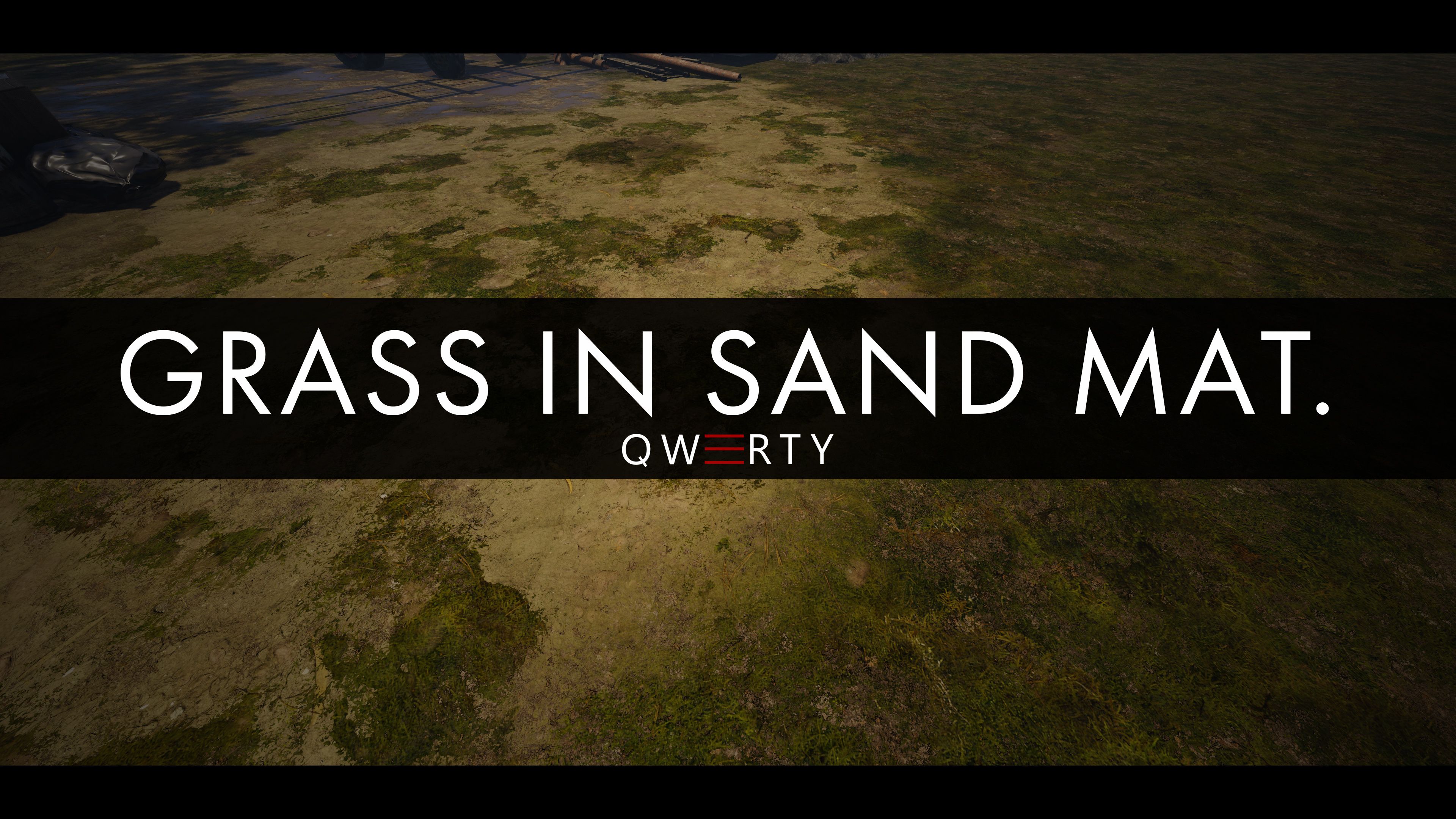 Grass in sand terrain materials