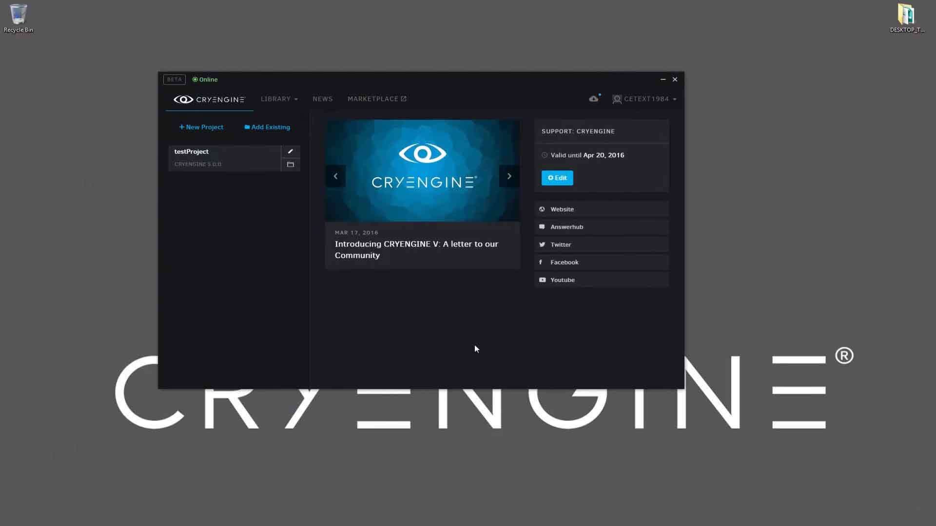 Launcher - project setup