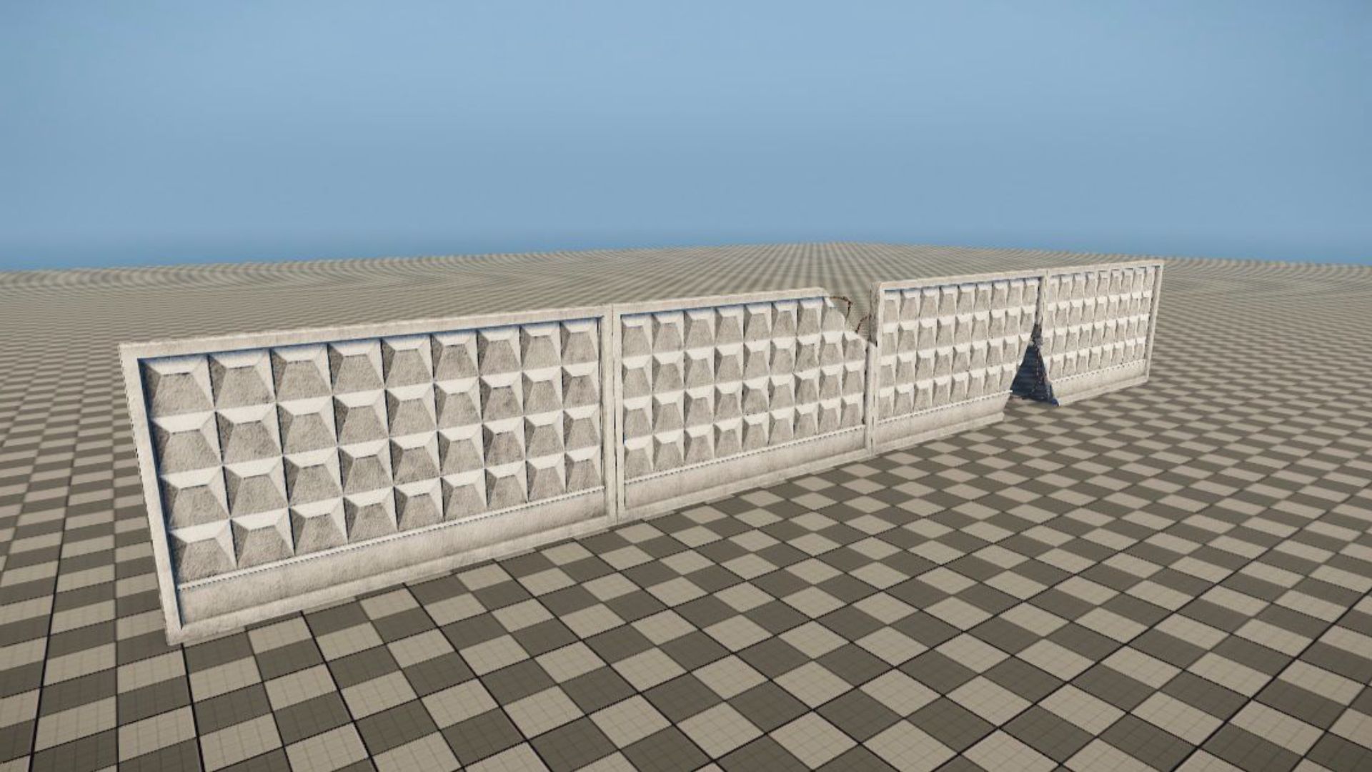 Concrete fence