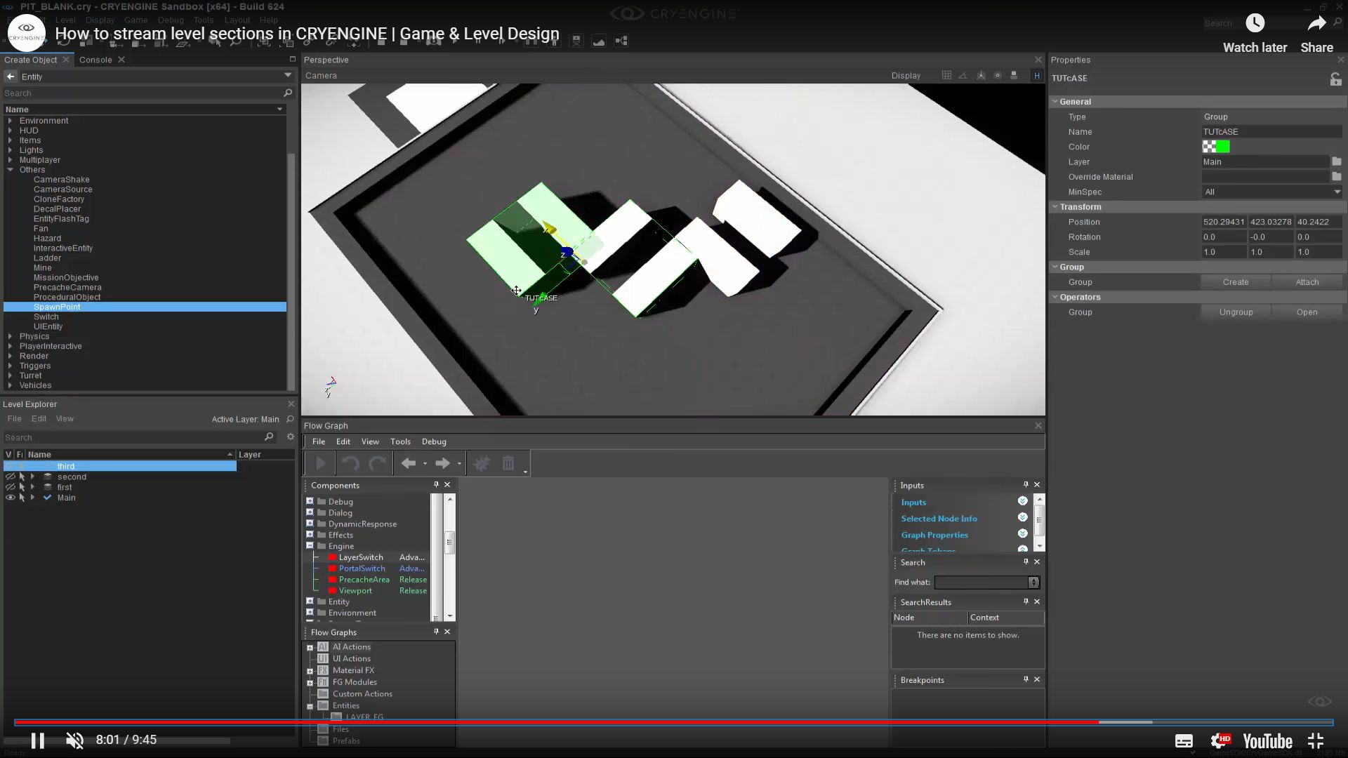 Optimize levels using layer streaming