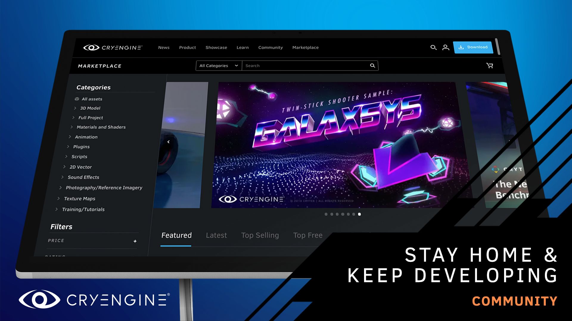 Stay home & keep developing