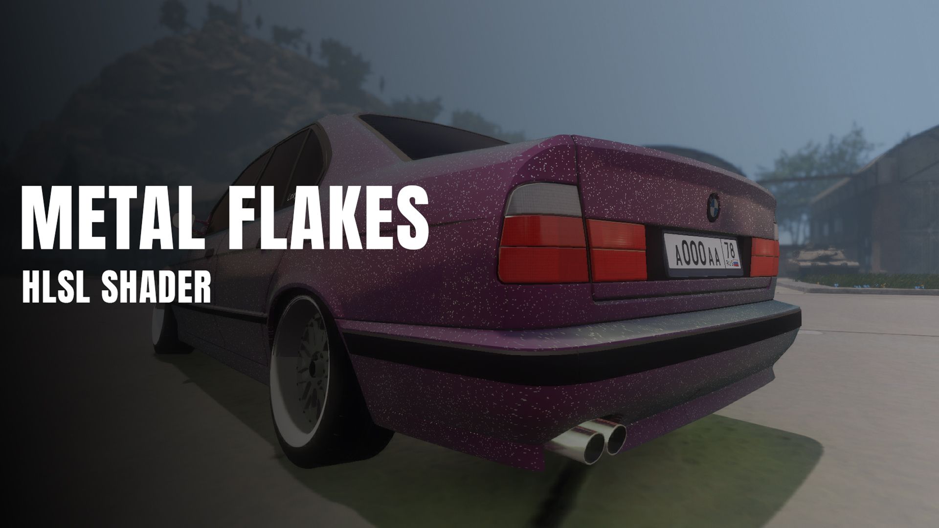MetalFlakesPOM PBR Car Paint Shader