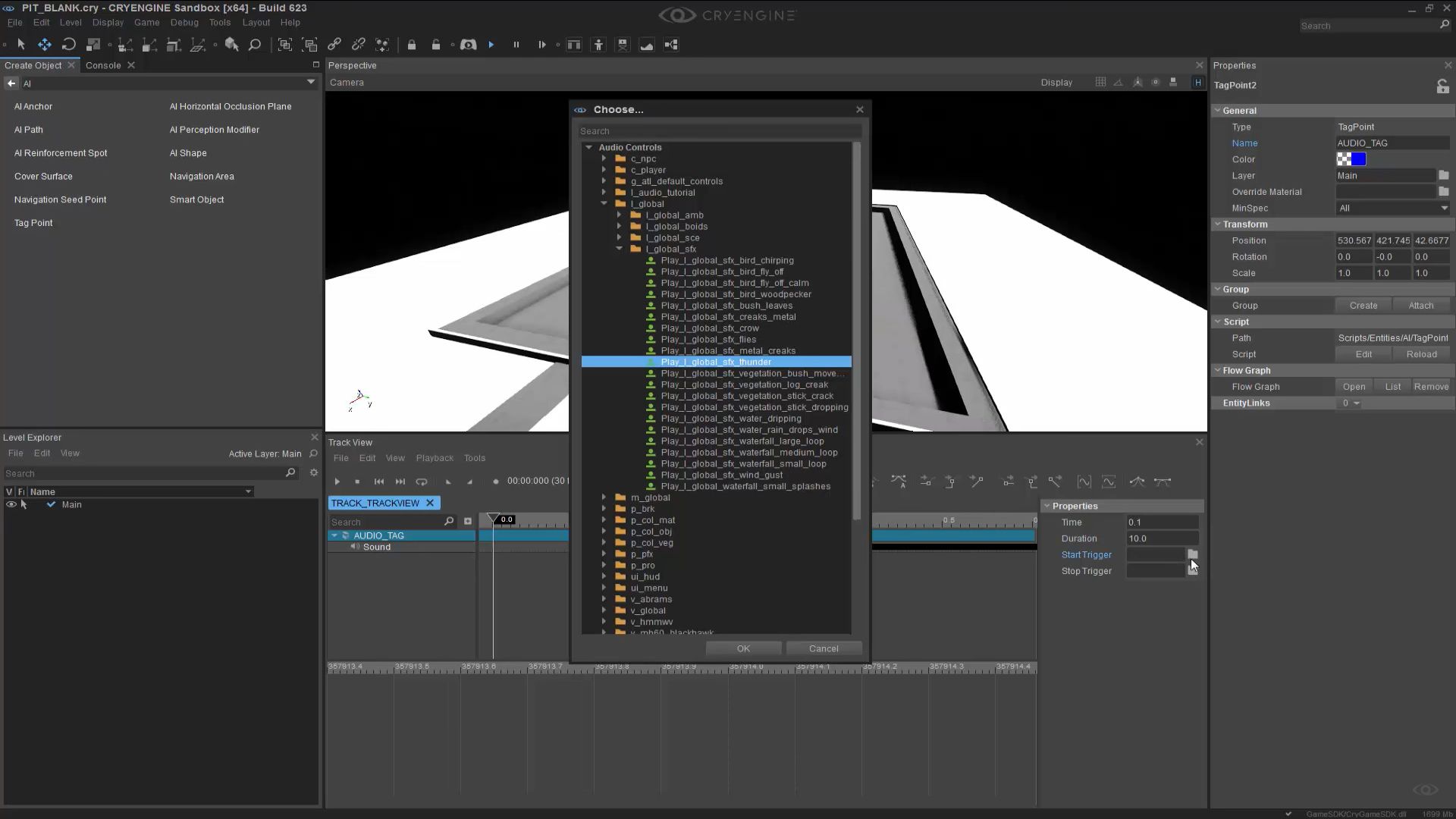 Trackview audio integration
