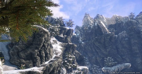Snowy Mountain Stairs