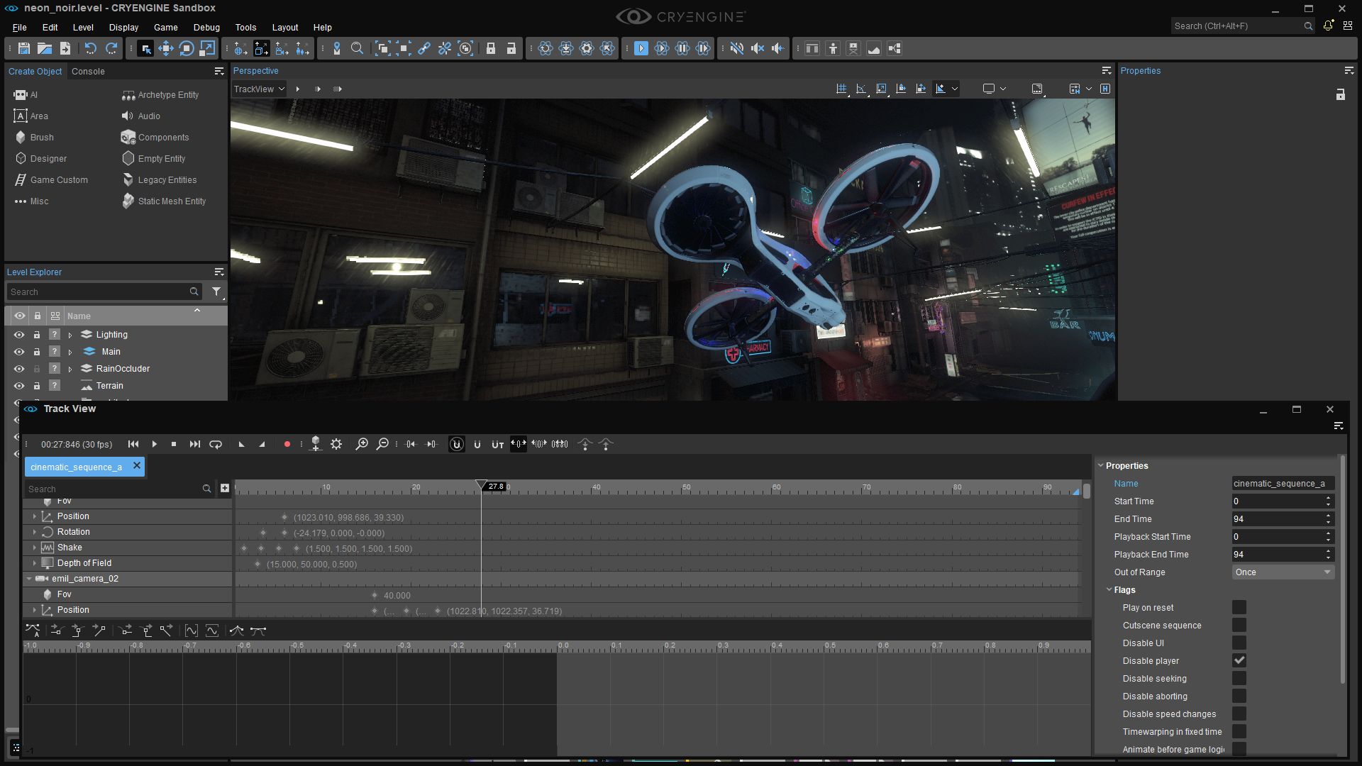 Trackview Cinematic Editor