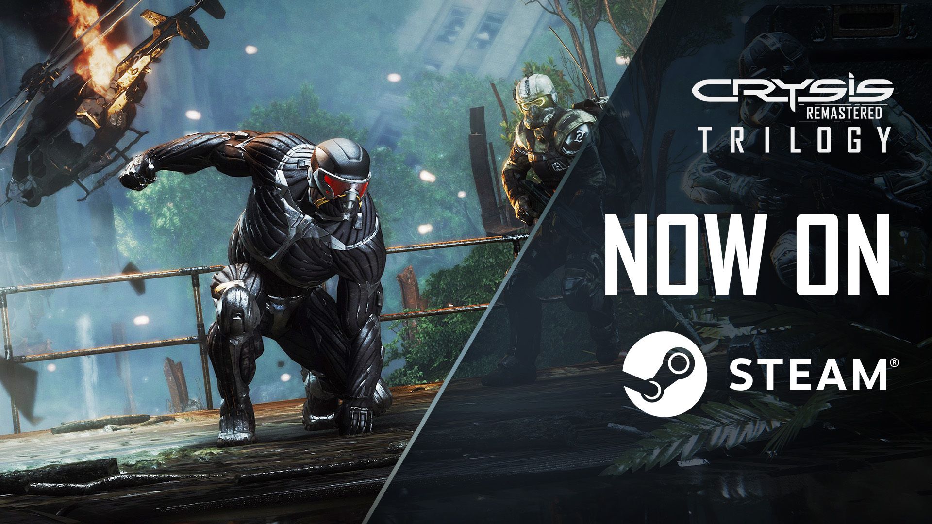 Crysis Remastered Trilogy out now on Steam!