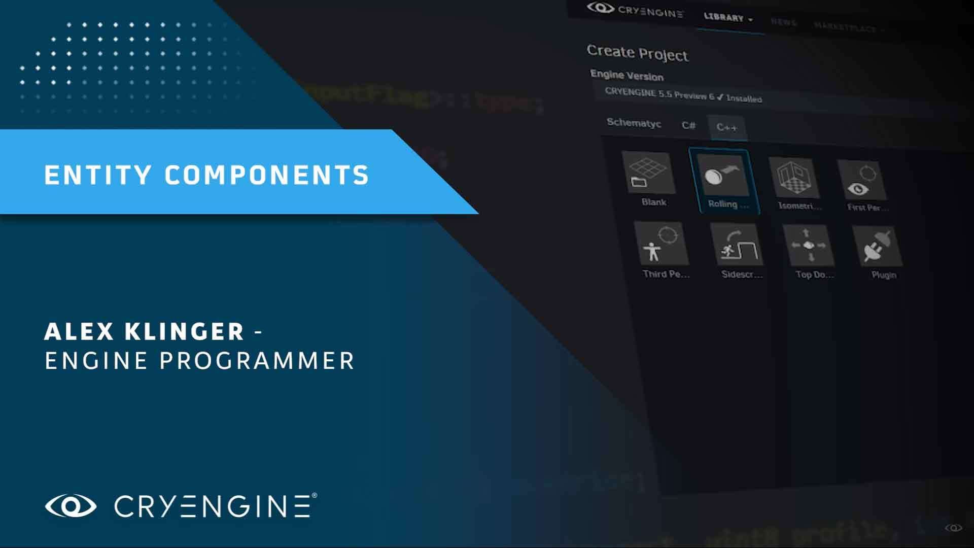 Introduction to creating custom entity components using C++