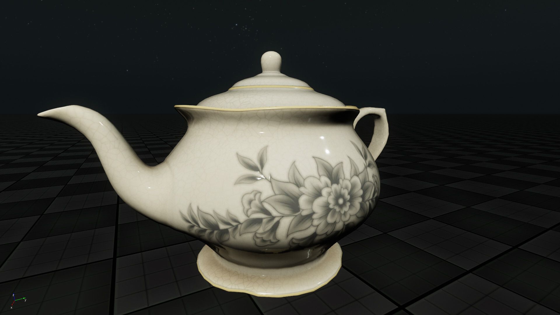 Poly Haven - Tea Set 01