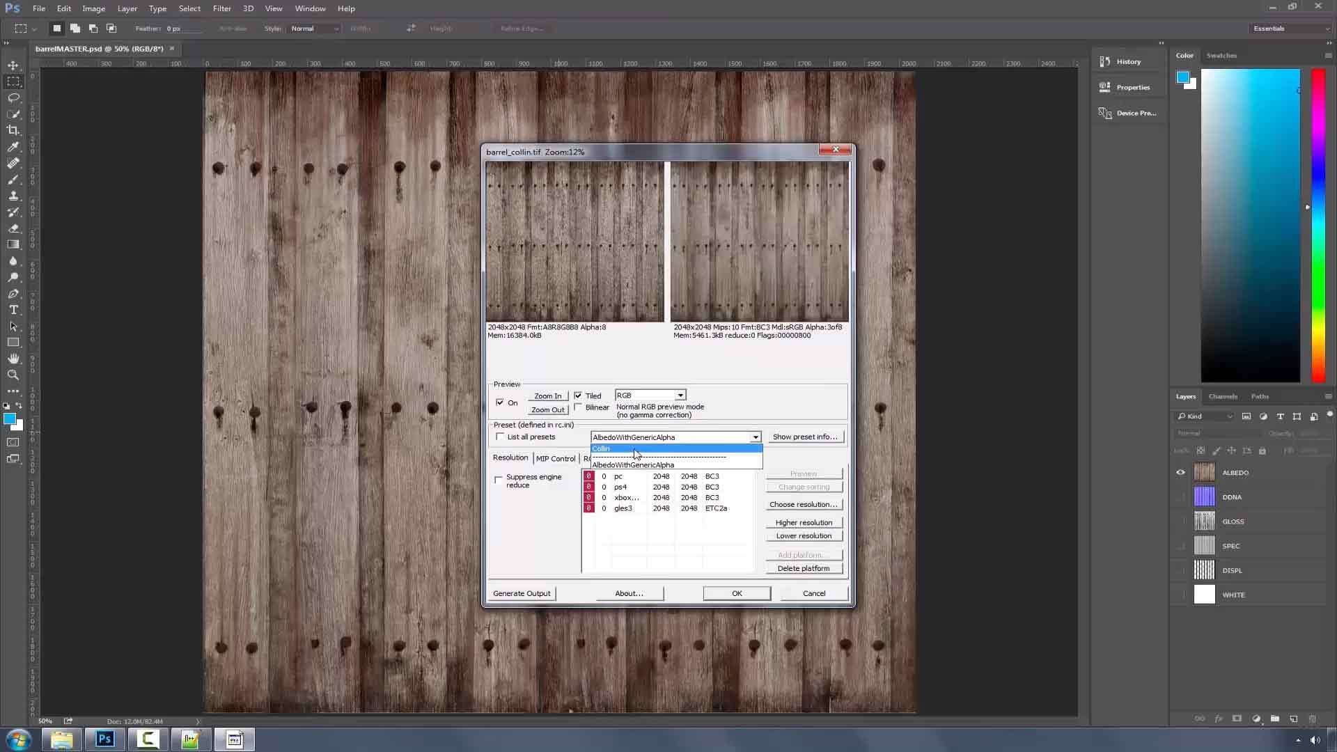 Resource Compiler Presets