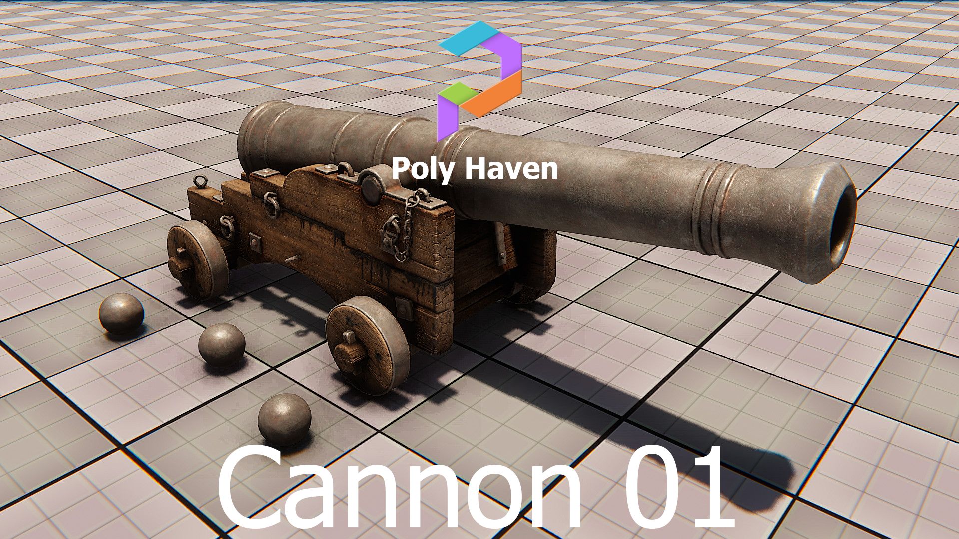 Poly Haven - Cannon 01