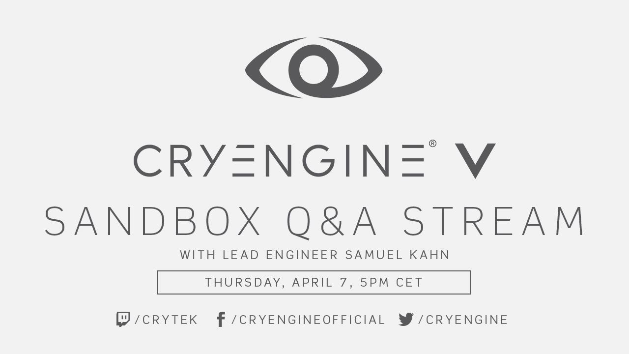 What’s been happening on Crytek’s Twitch channel
