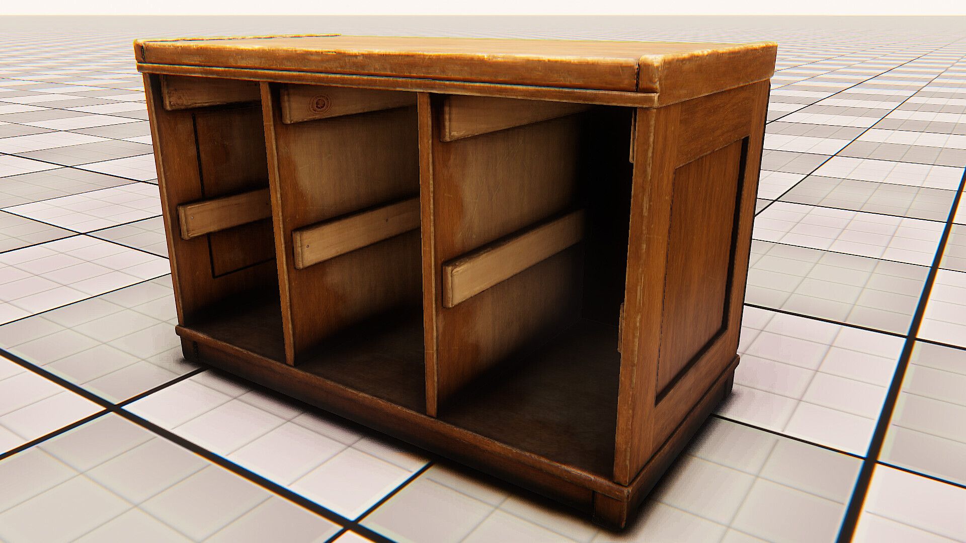 Vintage Wooden Drawer 01