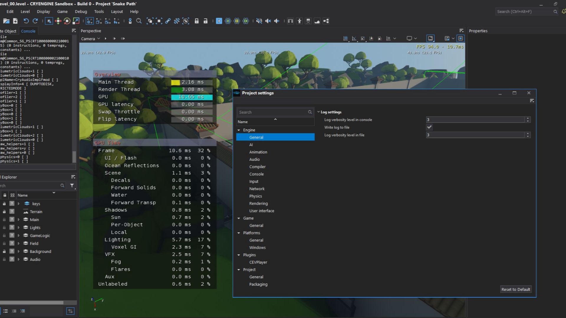 CEVProjectSettings