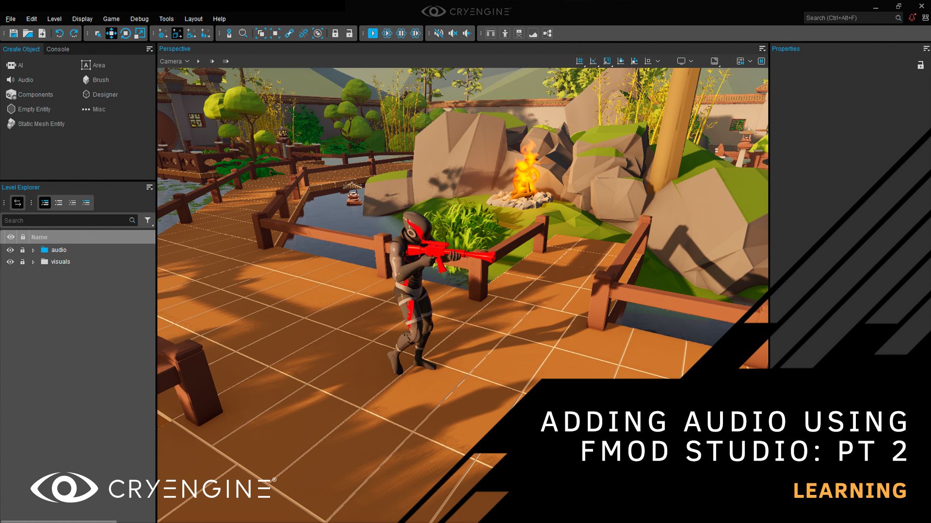 Adding Audio using FMOD Studio Part 2: Audio for Animations