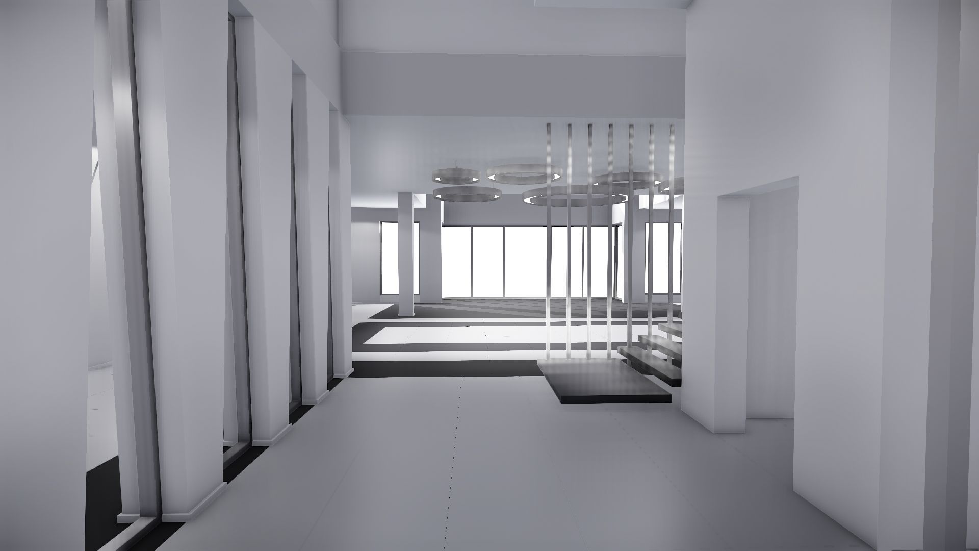 Modern Hall - Scene - FREE