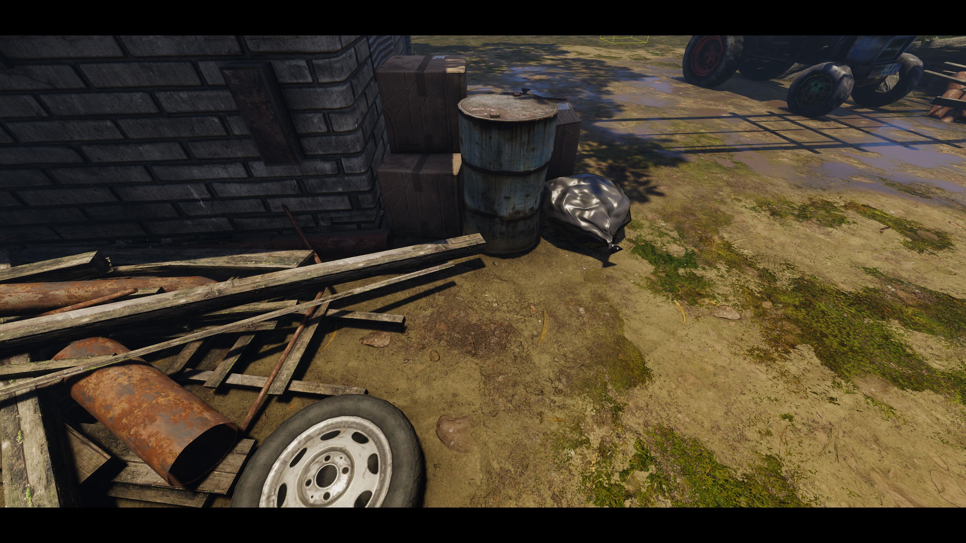 Grass in sand terrain materials