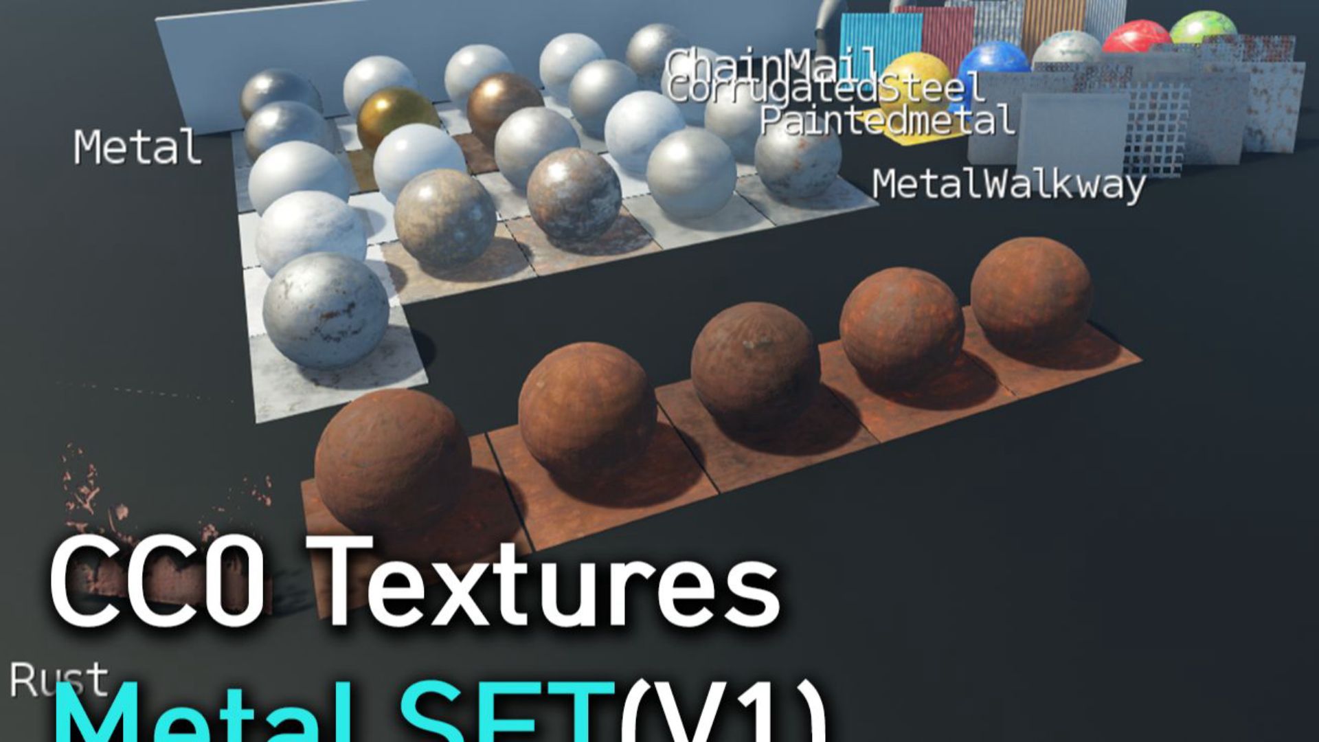 CC0Textures: MetalSet
