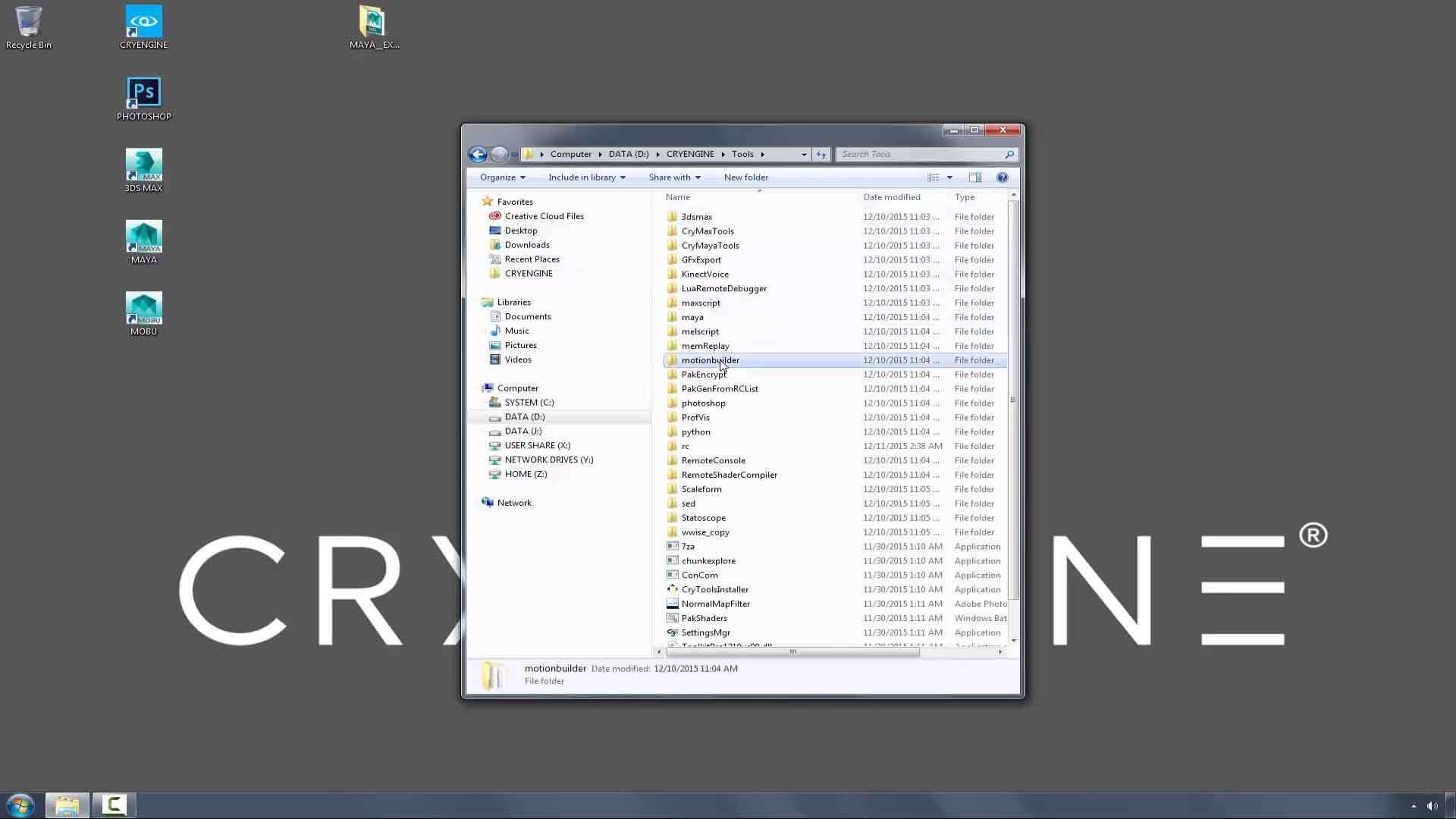 Installing the CRYENGINE Motionbuilder exporter