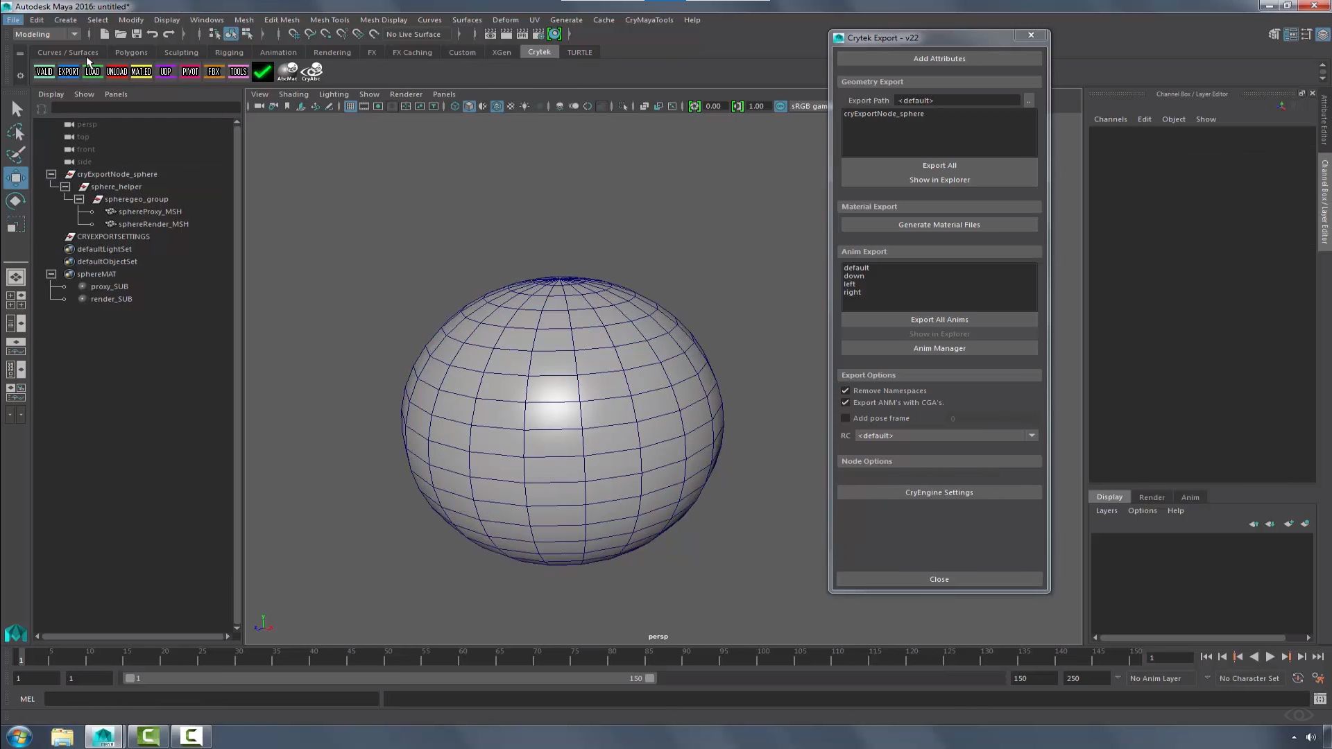 How to create an animated mesh (CGA) in Maya