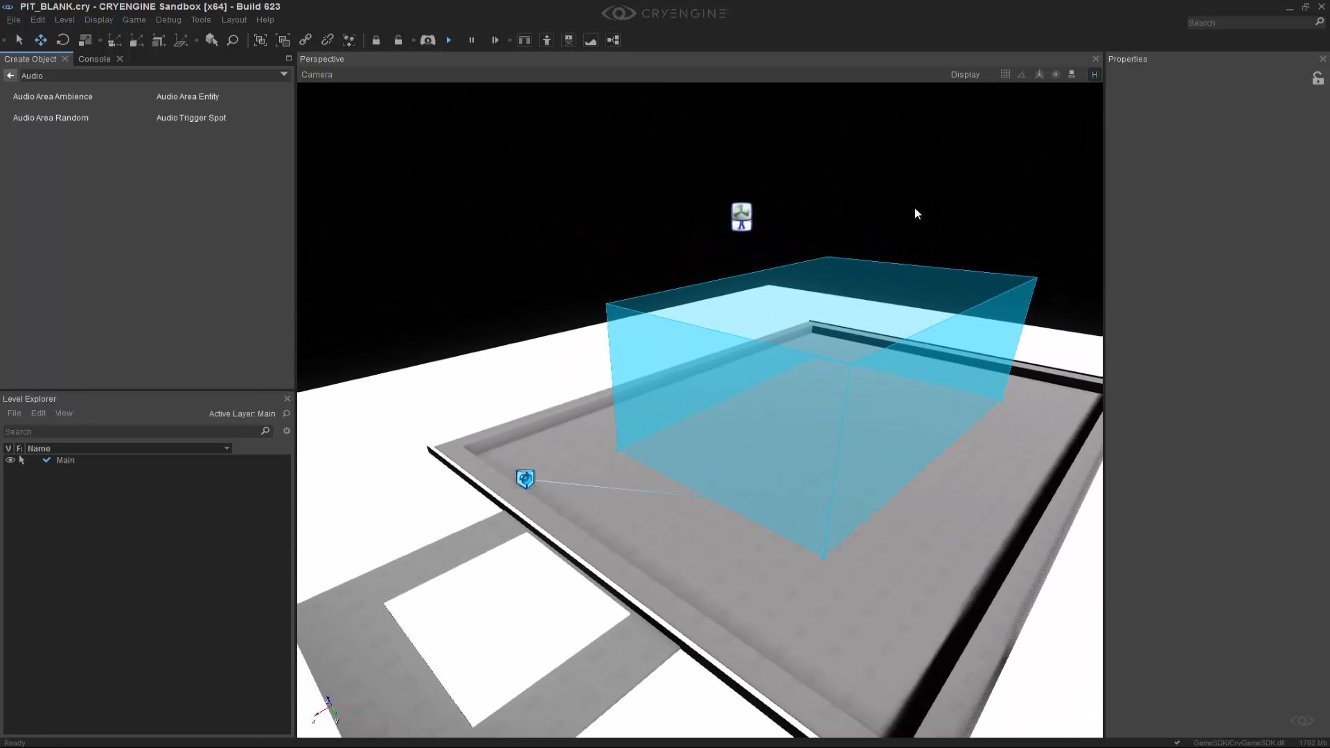Audio area ambience (AAA) entities