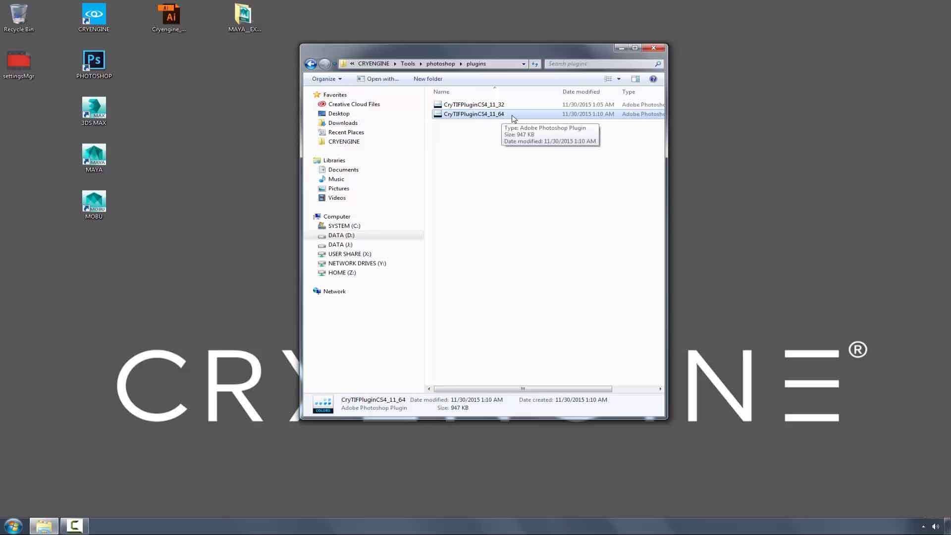 Photoshop - Crytiff Install