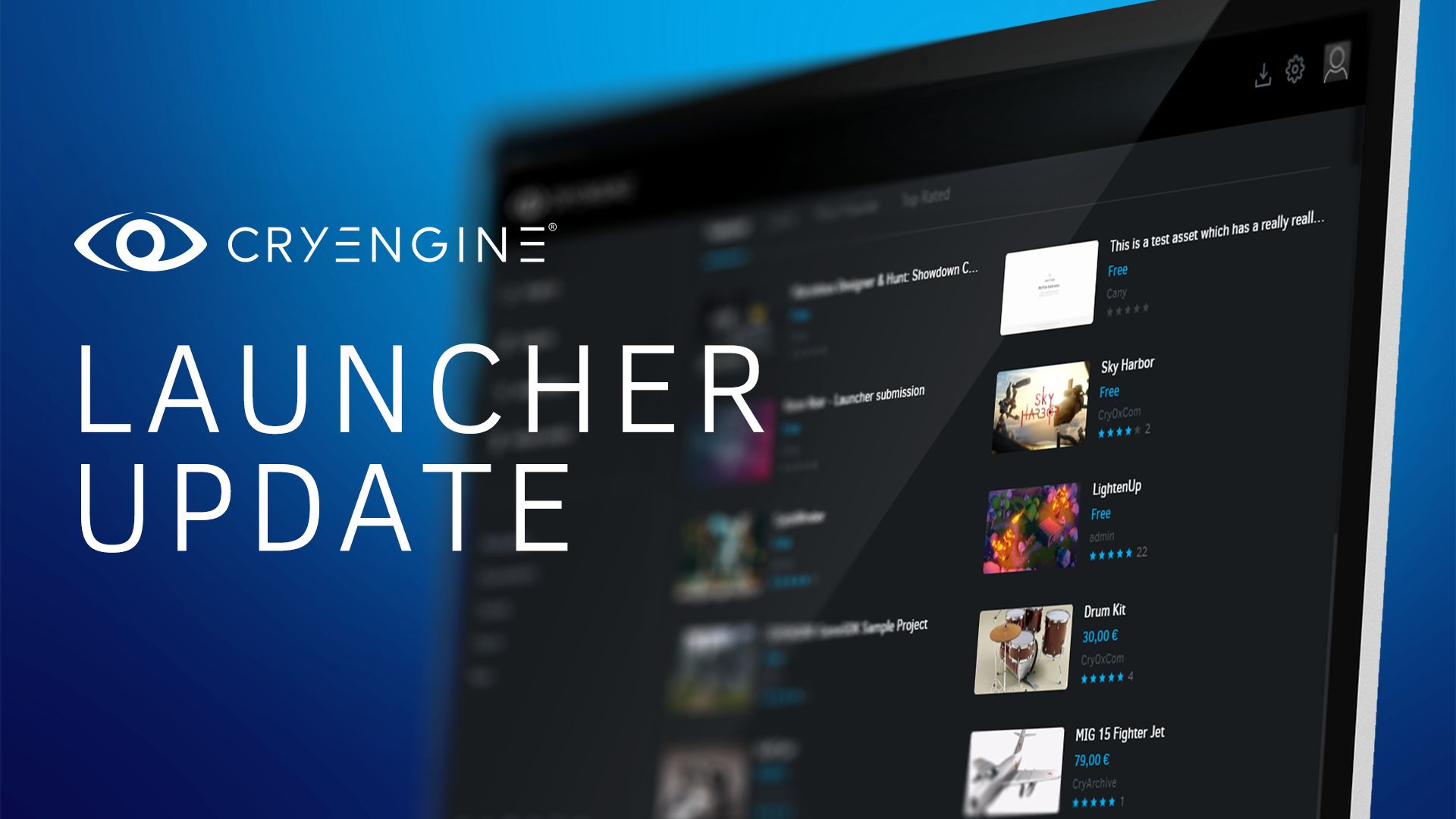 CRYENGINE Launcher Update