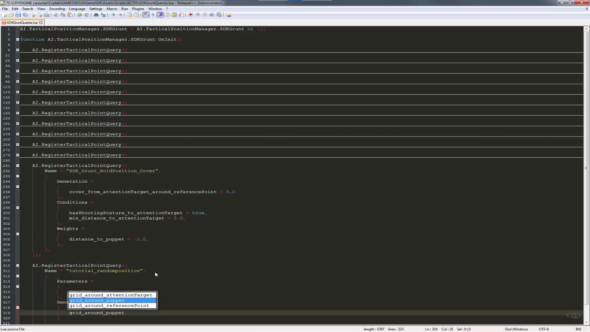 Create Random AI Positions using  TPS [Part 1 of 3]