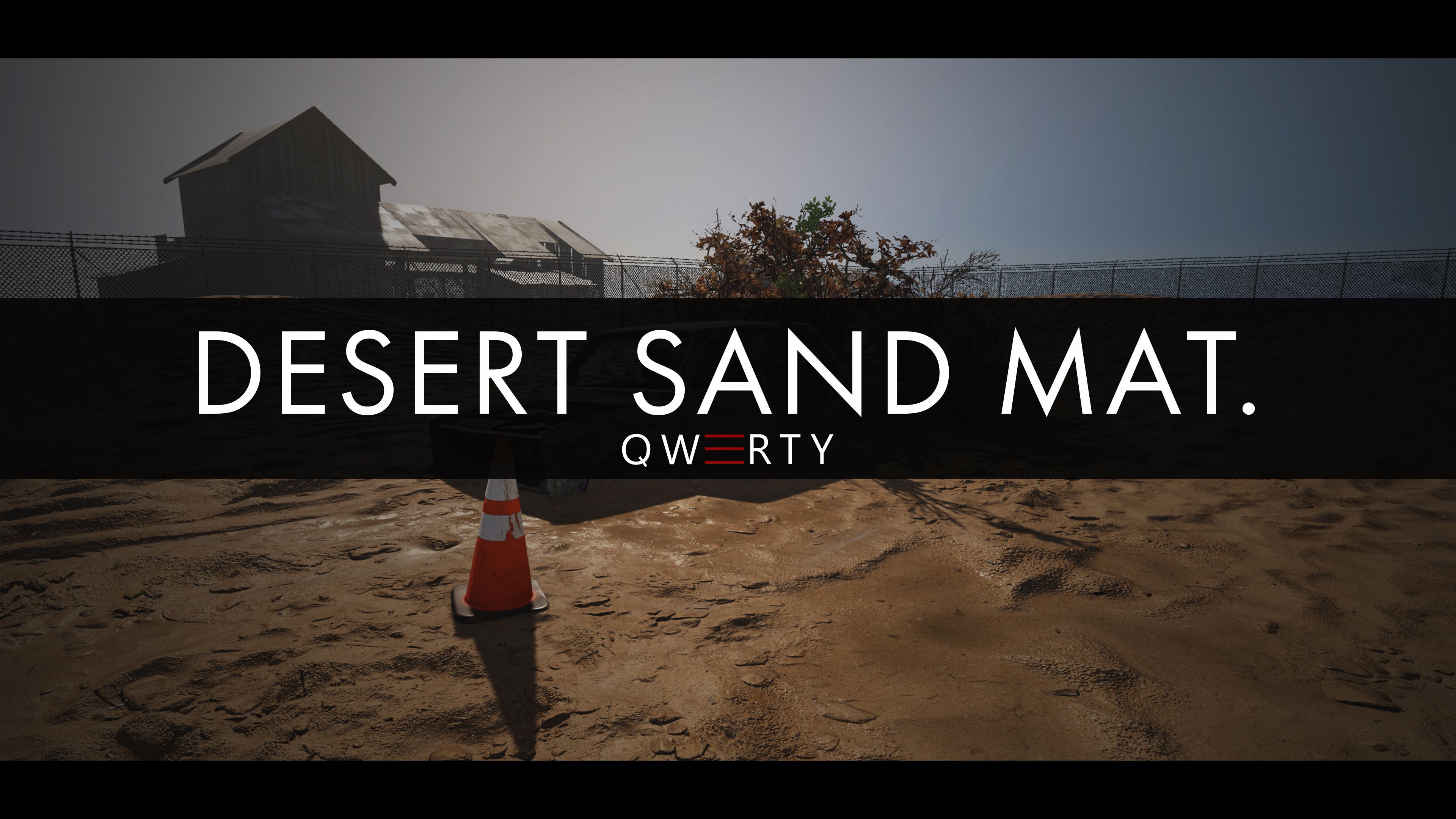 Sand desert terrain material