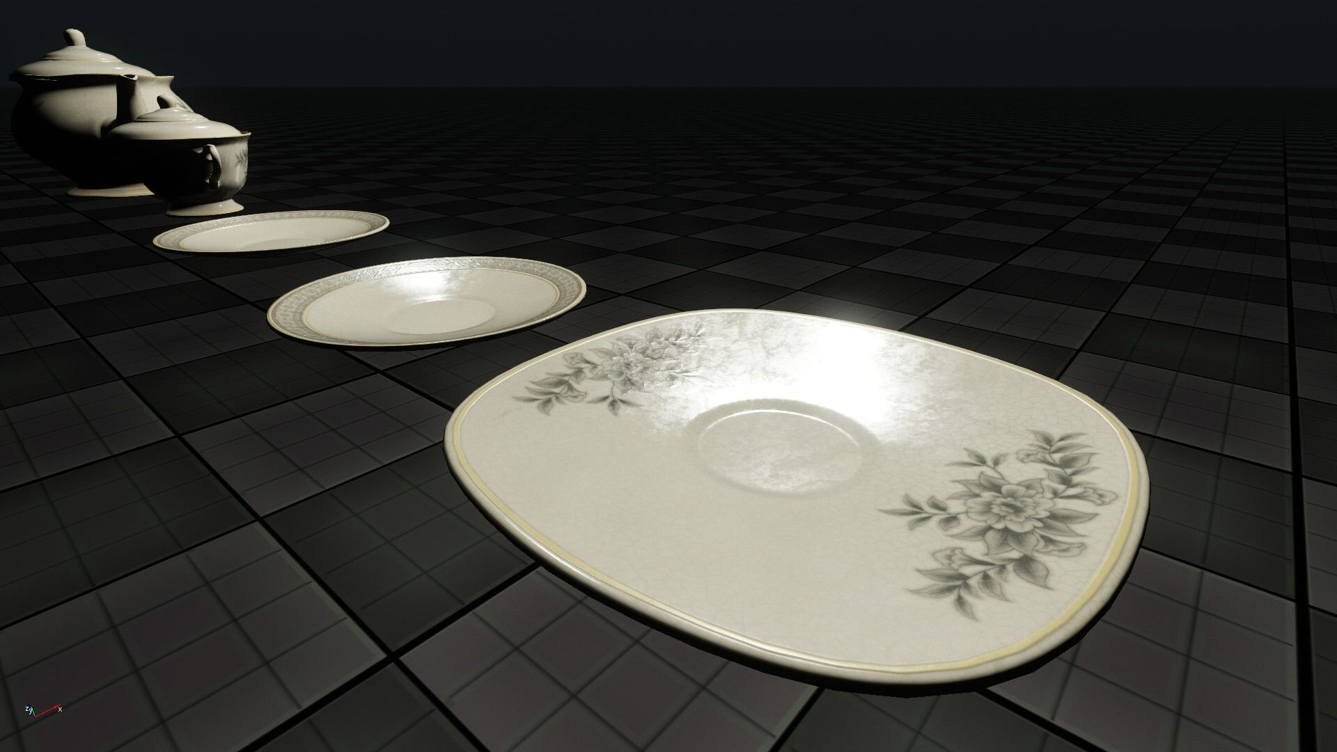 Poly Haven - Tea Set 01